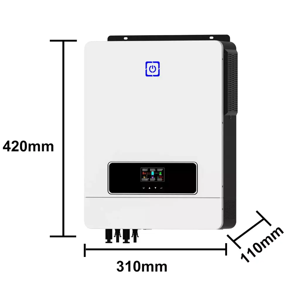 10.2KW On/Off Grid Solar Hybrid Inverter Charger 48V MPPT 160A  PV 500