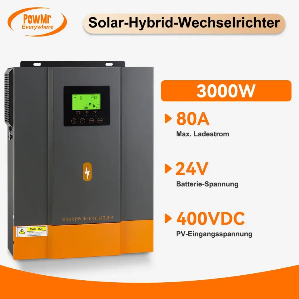 3.2kW PowMr Hybrid Solar Charger/Inverter